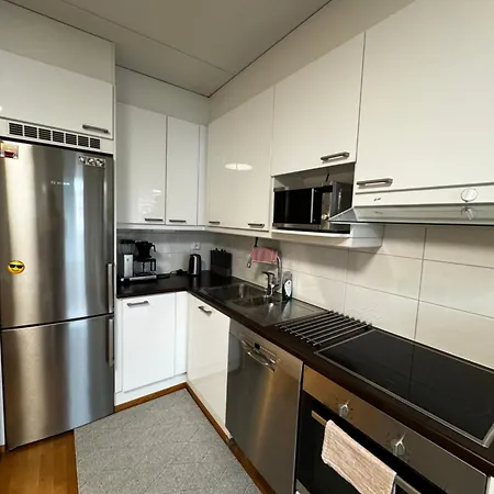 Апартаменты Floor Flat With Sauna, A/c & Free Parking Вантаа